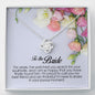 To the Bride, Love Knot Necklace