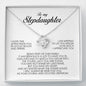 To My Stepdaughter Gift, Love Knot Necklace