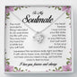 To My Soulmate, Love Knot Necklace