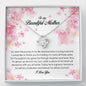 To My Beautiful Mother, Love Knot Necklace