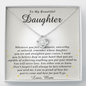 Love Knot Necklace | To My Beautiful Daughter