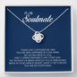 To My Soulmate, Love Knot Necklace