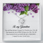 To My Grandma, Love Knot Necklace