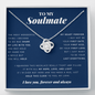 Love Knot Necklace | To My Soulmate
