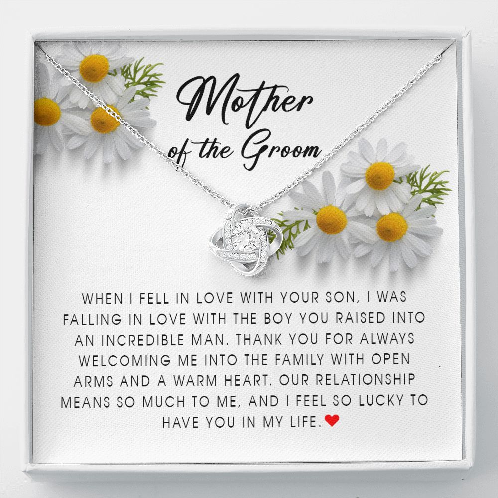 Mother of The Groom, Love Knot Necklace