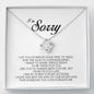 I'm Sorry Gift, Love Knot Necklace