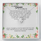 To My Groom, Love Knot Necklace, Wedding Day Gift