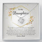 Love Knot Necklace, Daughter Gift from Dad