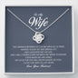 To My Wife, Love Knot Necklace