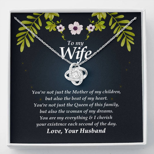 Love Knot Necklace, Wife Jewelry