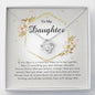 Love Knot Necklace, Daughter Gift from Mom / Dad