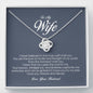 To My Wife, Love Knot Necklace