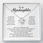To My Stepdaughter Gift, Love Knot Necklace