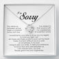 I'm Sorry Gift, Love Knot Necklace