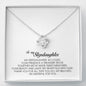 To My Stepdaughter Gift, Love Knot Necklace