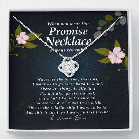Love Knot Necklace, Promise Necklace