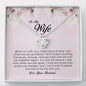 To My Wife, Love Knot Necklace
