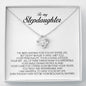 To My Stepdaughter Gift, Love Knot Necklace