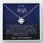 Love Knot Necklace | To My Wife