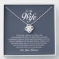 To My Wife, Love Knot Necklace