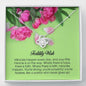 Fertility Wish Gift, Love Knot Necklace