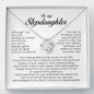 To My Stepdaughter Gift, Love Knot Necklace