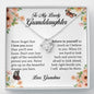 To My Lovely Granddaughter, Love Knot Necklace