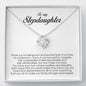 To My Stepdaughter Gift, Love Knot Necklace
