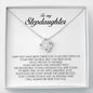 To My Stepdaughter Gift, Love Knot Necklace