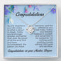 CongratualtionS on Your Master's Degree, Love Knot Necklace