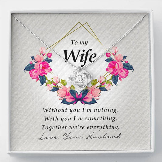Love Knot Necklace, To My Wife