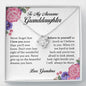 To My Awesome Granddaughter, Love Knot Necklace