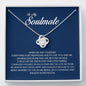 To My Soulmate, Love Knot Necklace