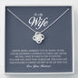 To My Wife, Love Knot Necklace