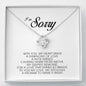 I'm Sorry Gift For Her, Love Knot Necklace