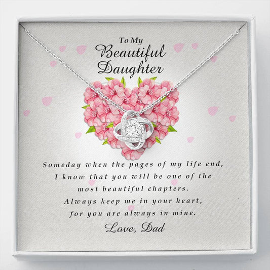 Love Knot Necklace | To My Beautiful Daughter