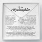To My Stepdaughter Gift, Love Knot Necklace