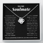 Customize Soulmate Love Knot Necklace