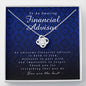 Love Knot Necklace, Financial Advisor Gift, Thank You Gift, Appreciation Gift, Best Birthday Christmas Gift Idea