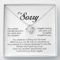 I'm Sorry Gift, Love Knot Necklace