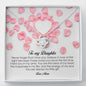 To My Daughter, Love Knot Necklace