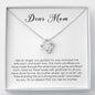 Dear Mom, Love Knot Necklace