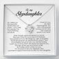 To My Stepdaughter Gift, Love Knot Necklace