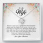 To My Wife, Love Knot Necklace