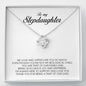 To My Stepdaughter Gift, Love Knot Necklace