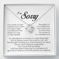 I'm Sorry Gift, Love Knot Necklace