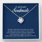 To My Beautiful Soulmate, Love Knot Necklace