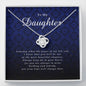 Love Knot Necklace, Gift for Daughter from Mom / Dad