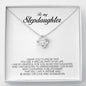 To My Stepdaughter Gift, Love Knot Necklace