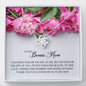 To my Bonus Mom Gift, Love Knot Necklace